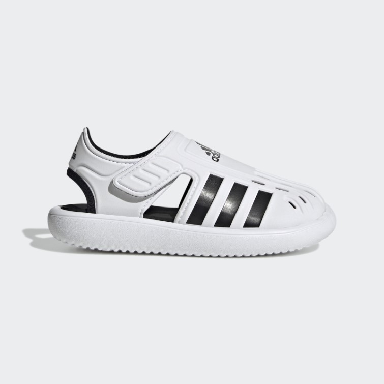 Sandales D'été à Bout Fermé Adidas Blanc
