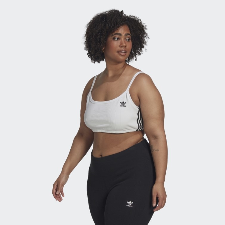 Brassière Blanche Adidas Adicolor Classics (grande Taille)