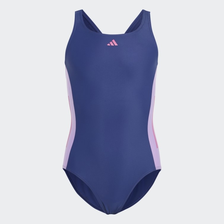 Maillot De Bain Coupe 3 Bandes Adidas Victoire Bleu
