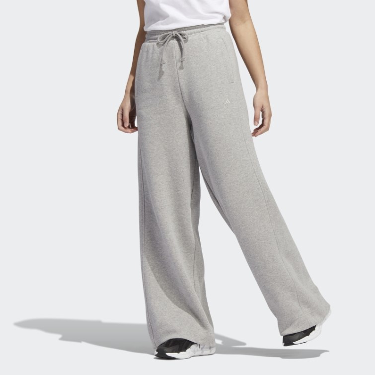 Pantalon Large En Polaire All Szn Gris Moyen Adidas