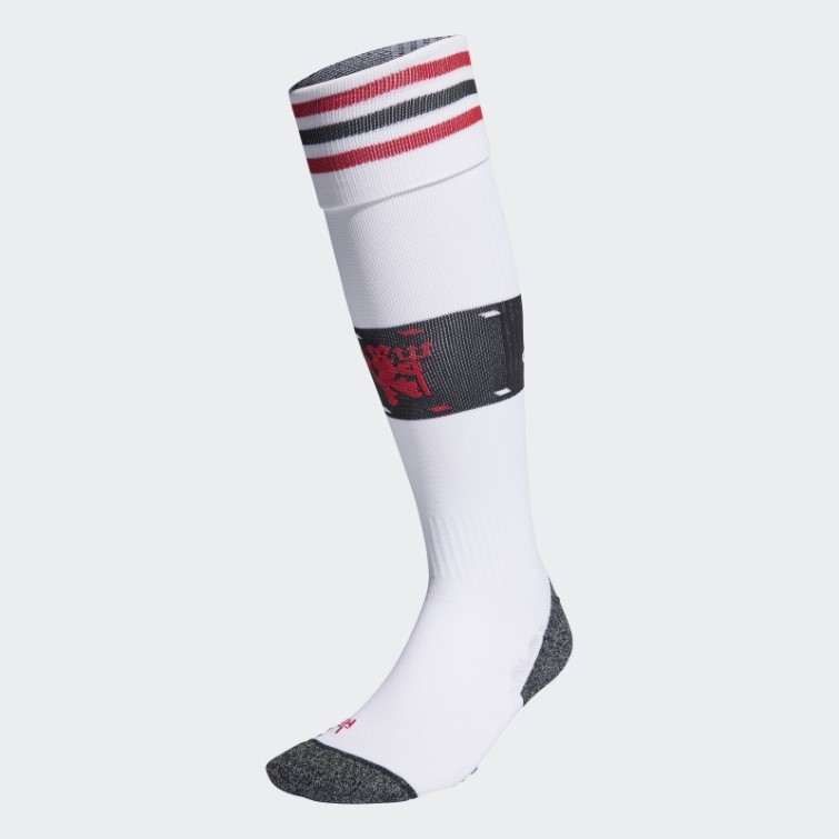 Chaussettes Extérieur Manchester United 22/23 Adidas Blanc