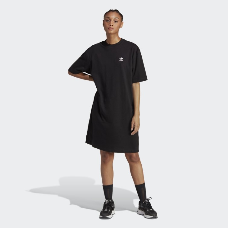 Robe T-shirt Adidas Adicolor Classics Big Trefoil Noir