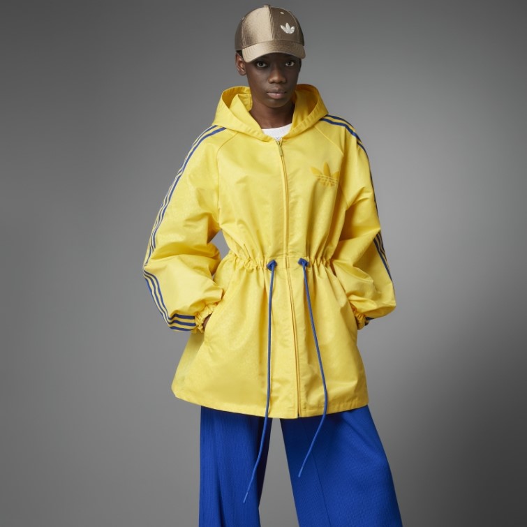 Coupe-vent Monogramme Doré Adicolor Heritage Now Adidas