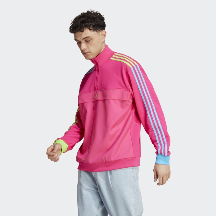 Adidas Kidcore Sweat Demi-zip Mode Choc Rose