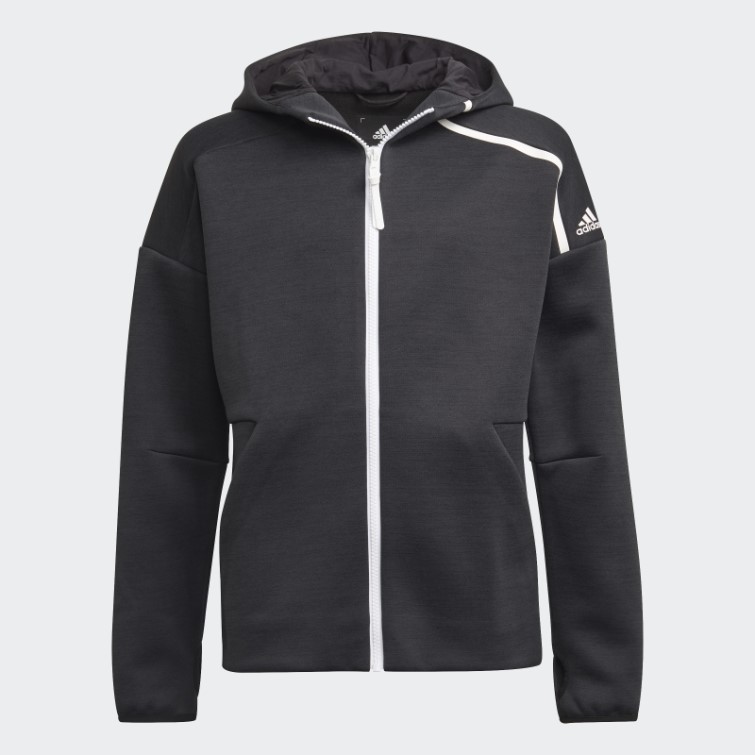 Adidas Z.n.e. Sweat à Capuche Sportswear Feat. Mode Fermeture éclair à Dégagement Rapide