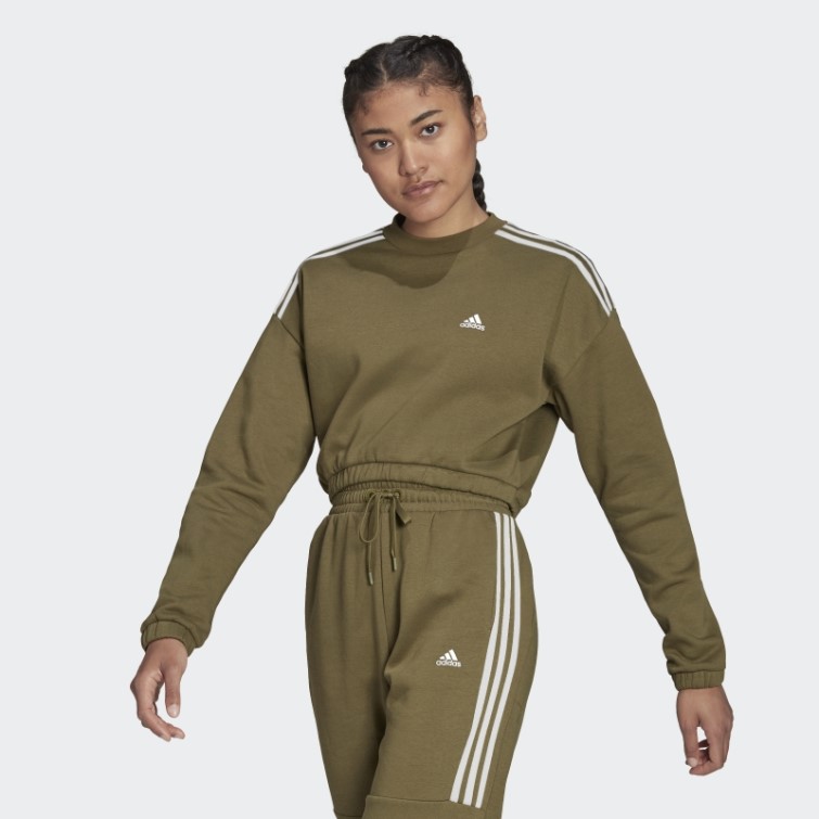 Sweat Ras Du Cou Hyperglam Olive Adidas
