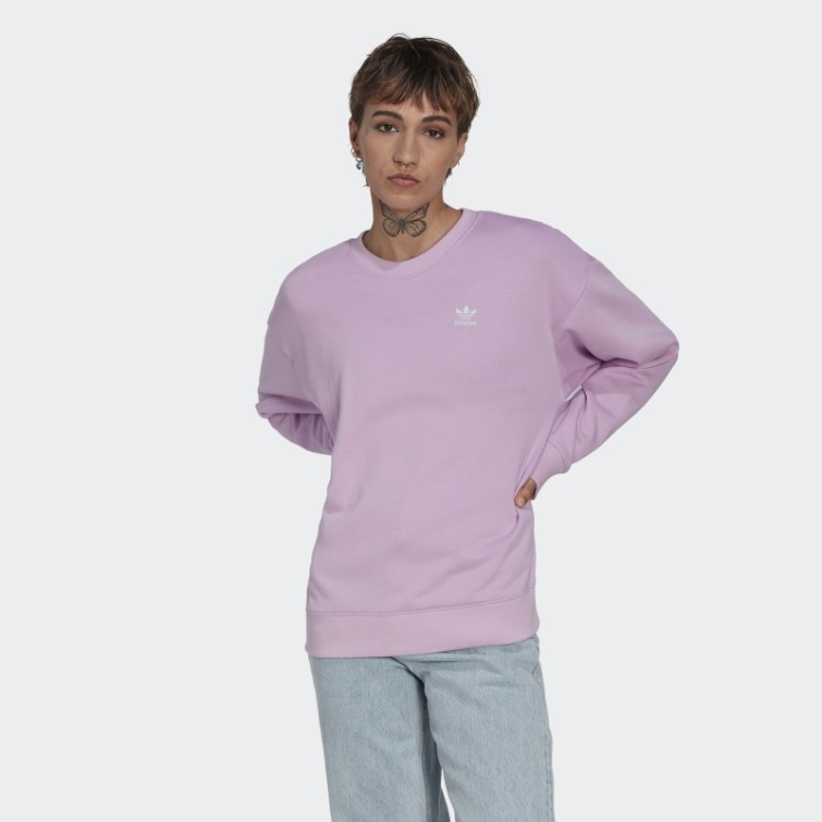 Sweat Graphique Adidas Lilas