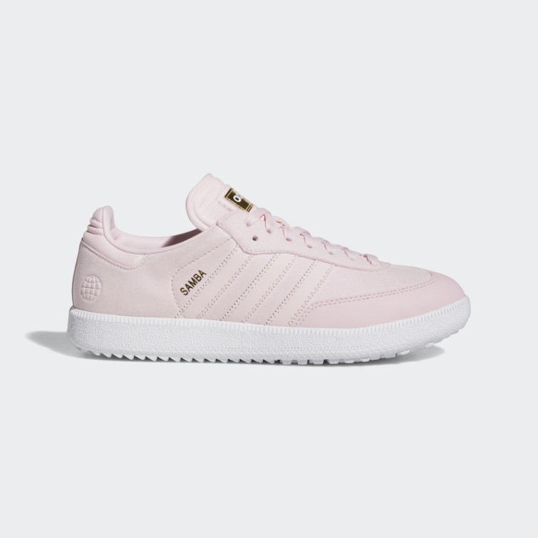 Adidas édition Spéciale Samba Chaussures De Golf Sans Crampons Rose