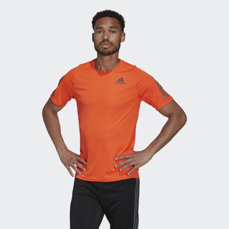 T-shirt De Course Adidas Run Icon Orange