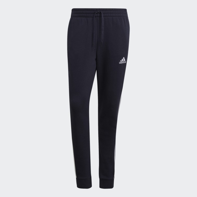 Encre Adidas Essentials Polaire Fuselée Cuff 3-stripes Pantalon