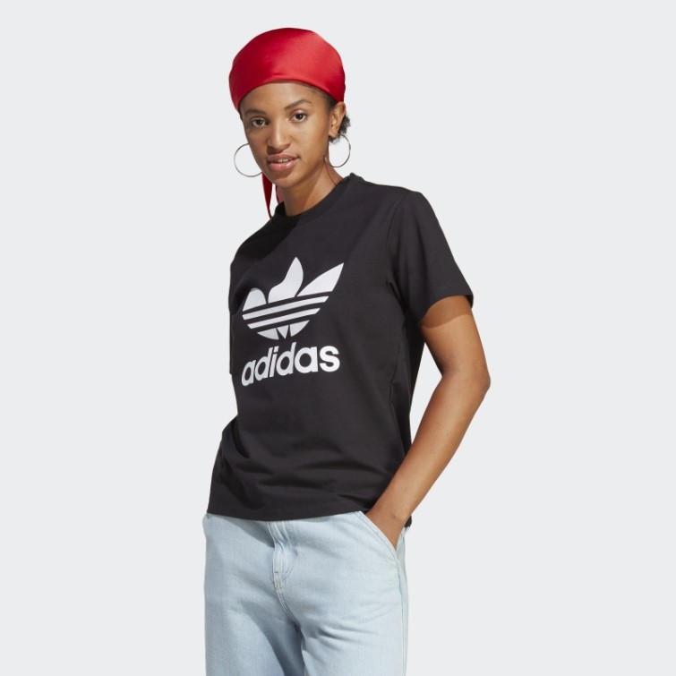 Adicolor T-shirt Trèfle Classics Noir Adidas
