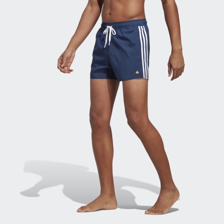 Adidas 3-stripes Clx Short De Bain Blanc