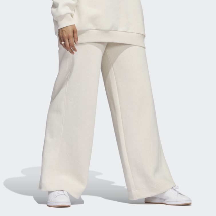 Pantalon Large En Polaire All Szn Ecru Tint Mel Adidas