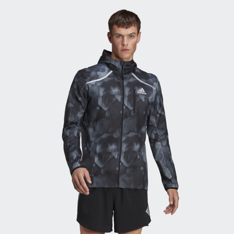 Veste Graphique Marathon Rapide Adidas Noir