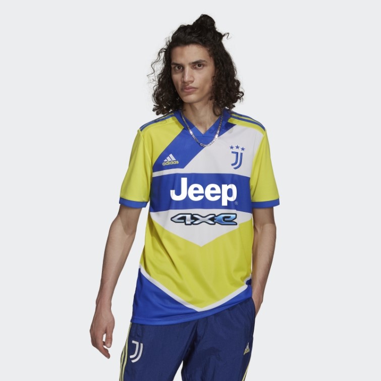Adidas Juventus 21/22 Troisième Maillot Hi-res Bleu Fashion