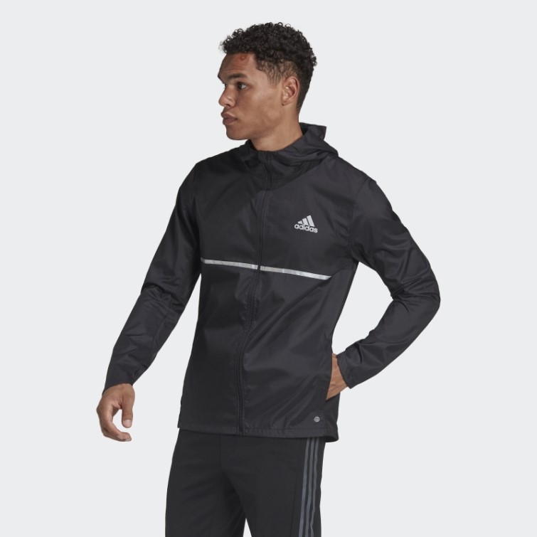 Adidas Possède La Veste De Course Argent