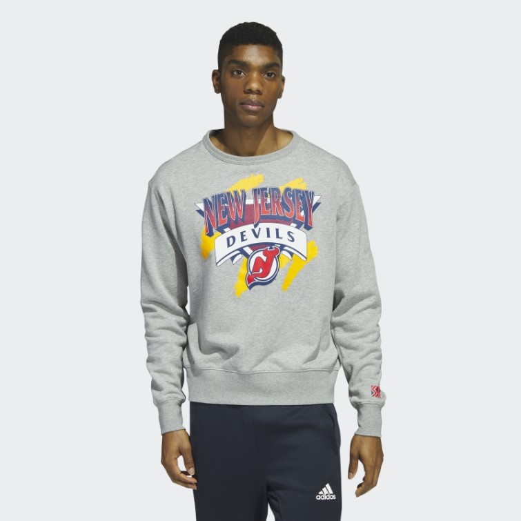 Sweat Gris Moyen Diables Vintage Crew Adidas