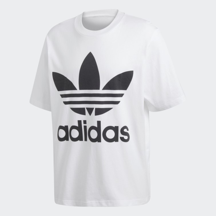 T-shirt Adidas Oversize Trèfle Blanc