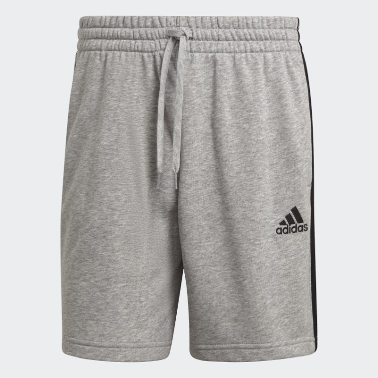 Short Adidas Essentials French Terry 3 Bandes Noir