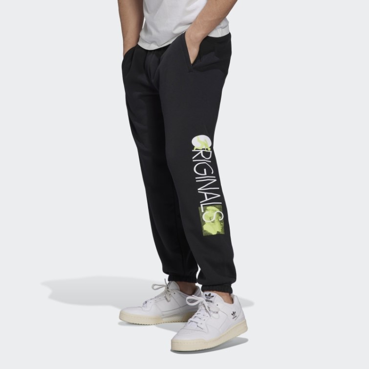 Adidas Originals Sweat Graphique Jogging Mode Noir
