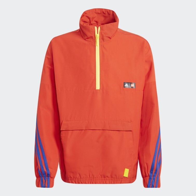 Coupe-vent Adidas X Classic Lego Halfzip Rouge Chaud