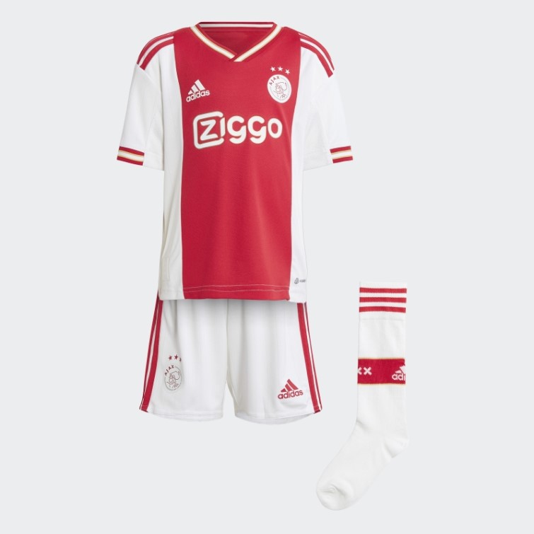 Ajax Amsterdam 22/23 Mini Kit Domicile Adidas Bold Rouge