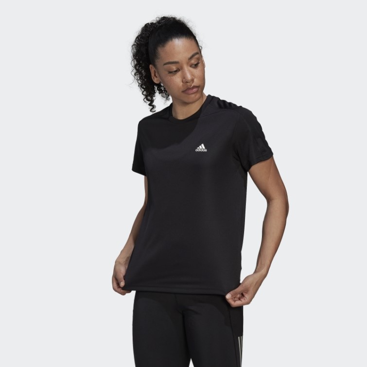 T-shirt Adidas Run It Running Noir