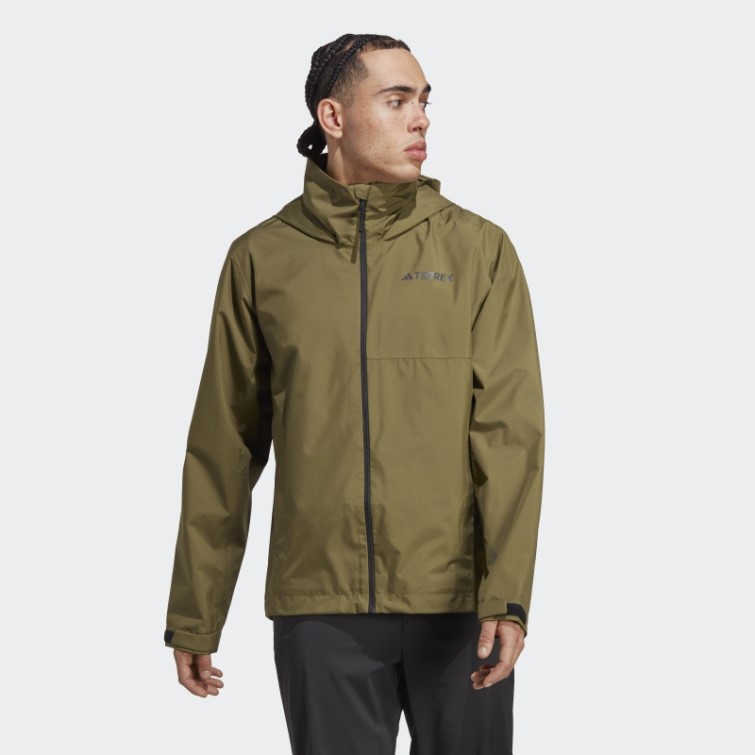 Olive Terrex Multi Rain.rdy Veste De Pluie 2 Couches Adidas