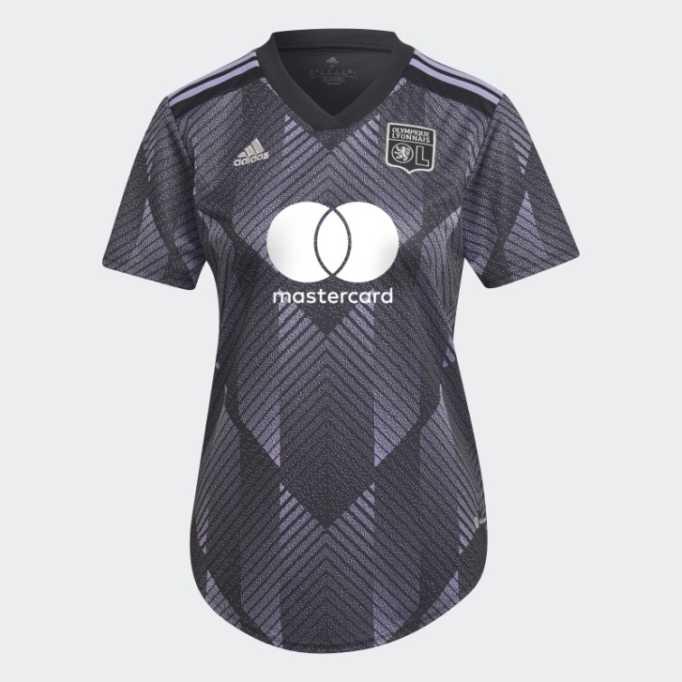 Troisième Maillot Olympique Lyonnais 22/23 Noir Adidas