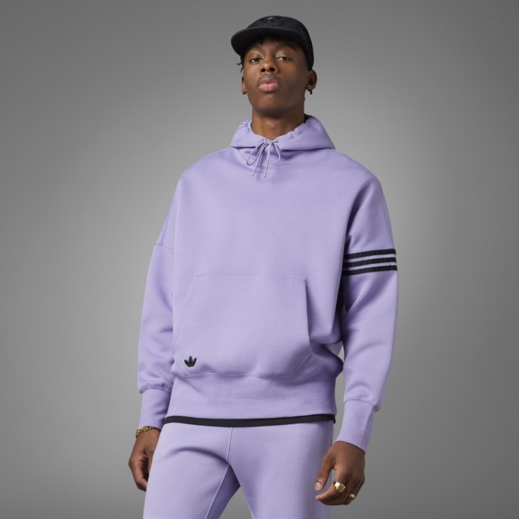 Sweat à Capuche Adicolor Neuclassics Lilas Adidas