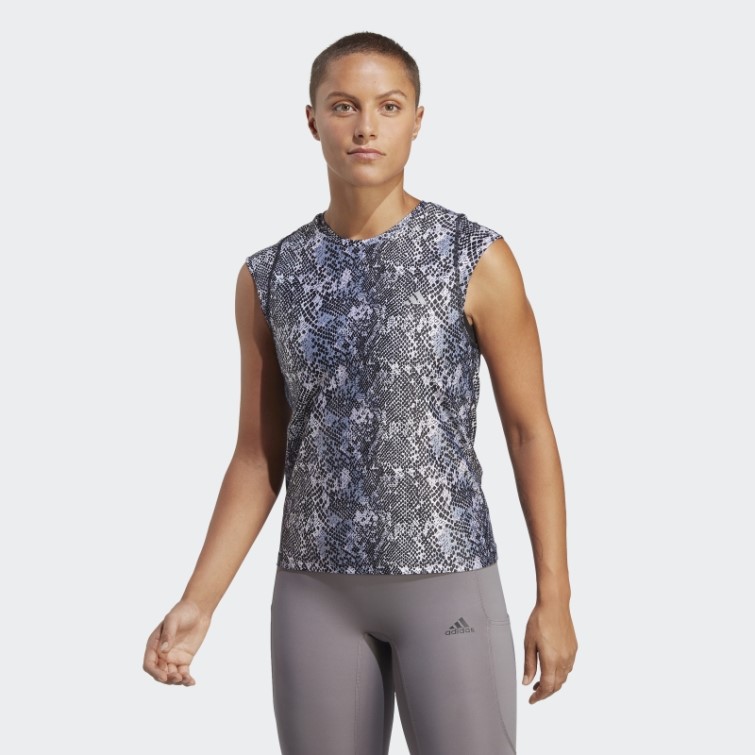 T-shirt De Course Rapide Adidas Noir En Plastique Parley Ocean