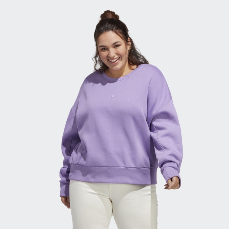 Sweat Adidas All Szn Polaire (grande Taille) Violet