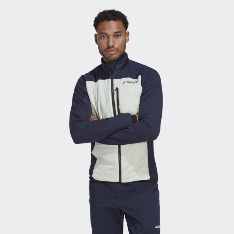 Veste D'isolation Hybride Adidas Terrex Primaloft Vert