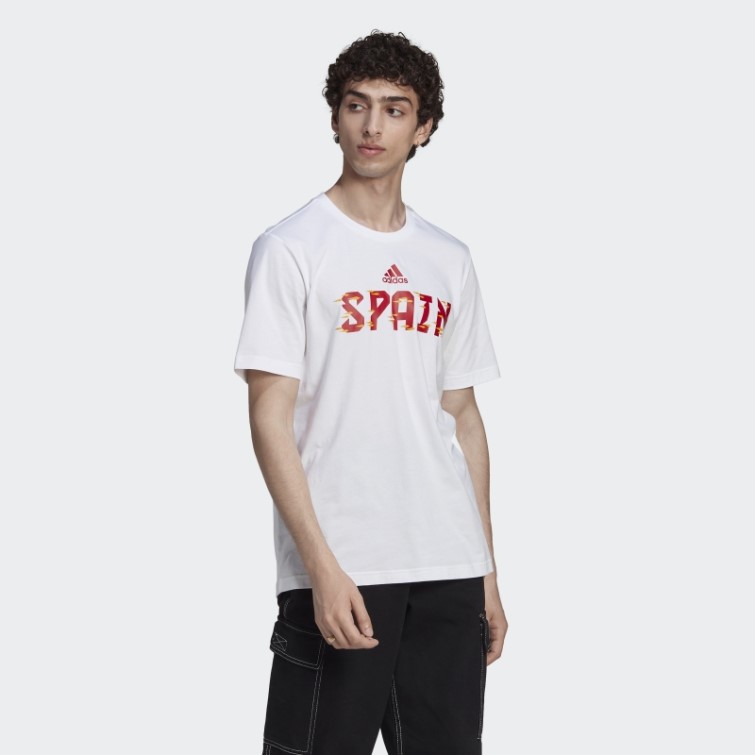 T-shirt Coupe Du Monde Fifa 2022 Espagne Blanc Adidas