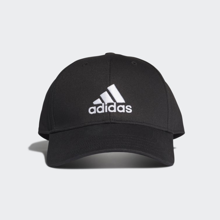 Adidas Casquette De Baseball En Coton Noir