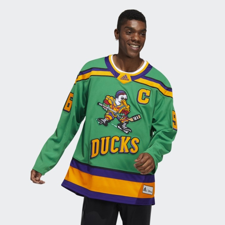 Maillot Adidas Mighty Ducks Conway Authentique Vert