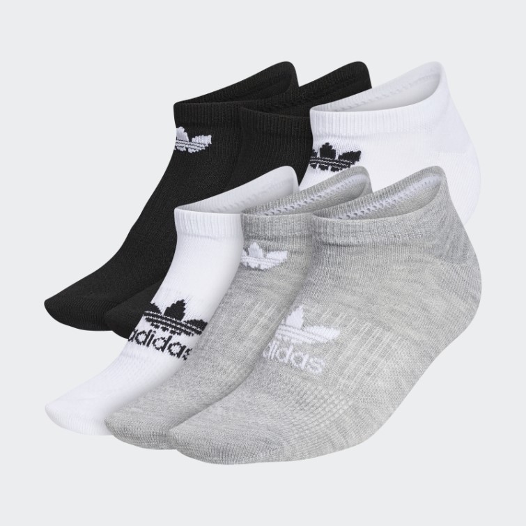 Chaussettes Invisibles Classiques Superlite Grises 6 Paires Adidas