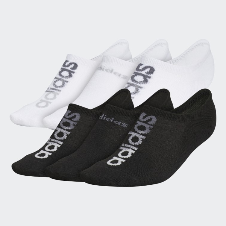 Chaussettes Adidas Linear Superlite Super-no-show Multicolores 6 Paires