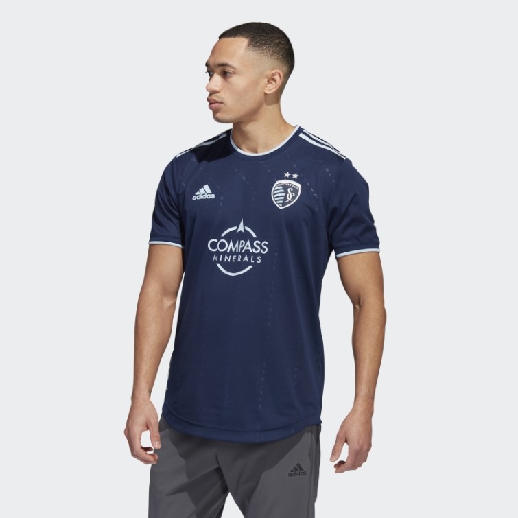 Maillot De Sport Kansas City 22/23 Extérieur Authentique Adidas Night Indigo
