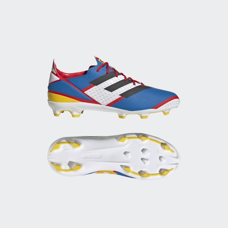 Adidas Gamemode Crampons De Football Pour Terrain Ferme Blanc