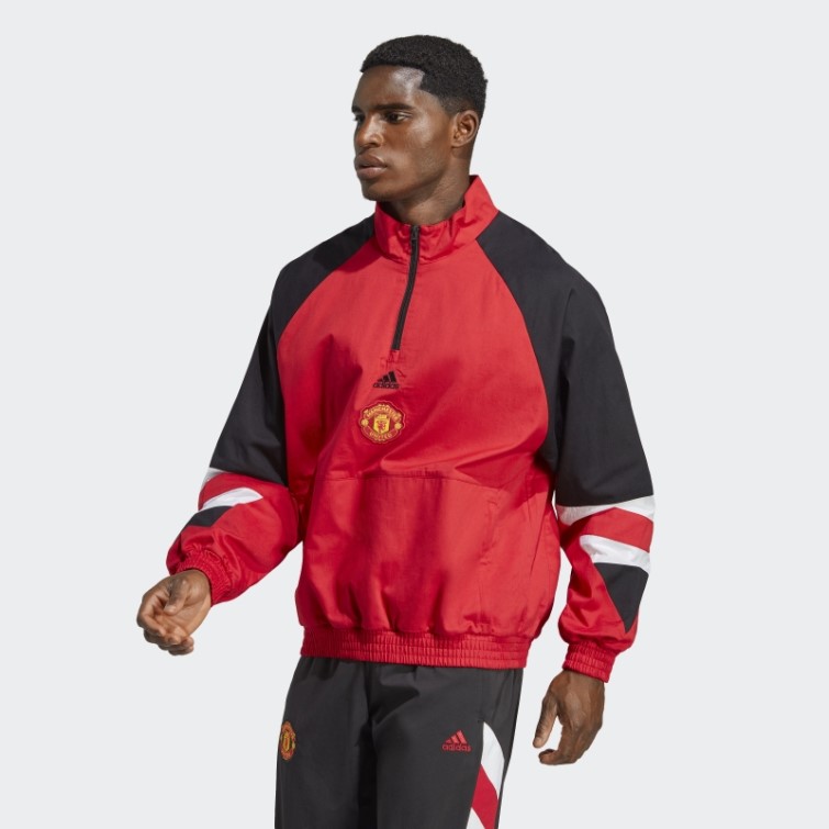 Adidas Mufc Manchester United Icon Haut Rouge