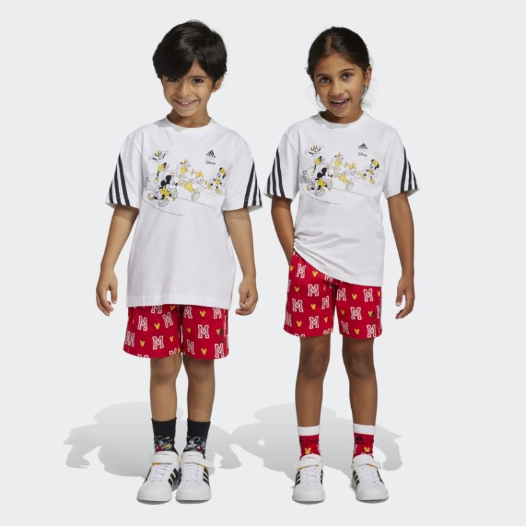 Ensemble T-shirt Adidas X Disney Mickey Mouse Blanc Chaud