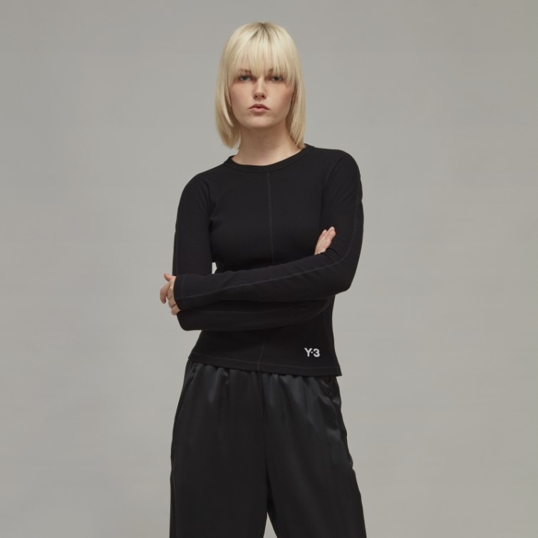 Y-3 Haut Ajusté à Manches Longues Adidas