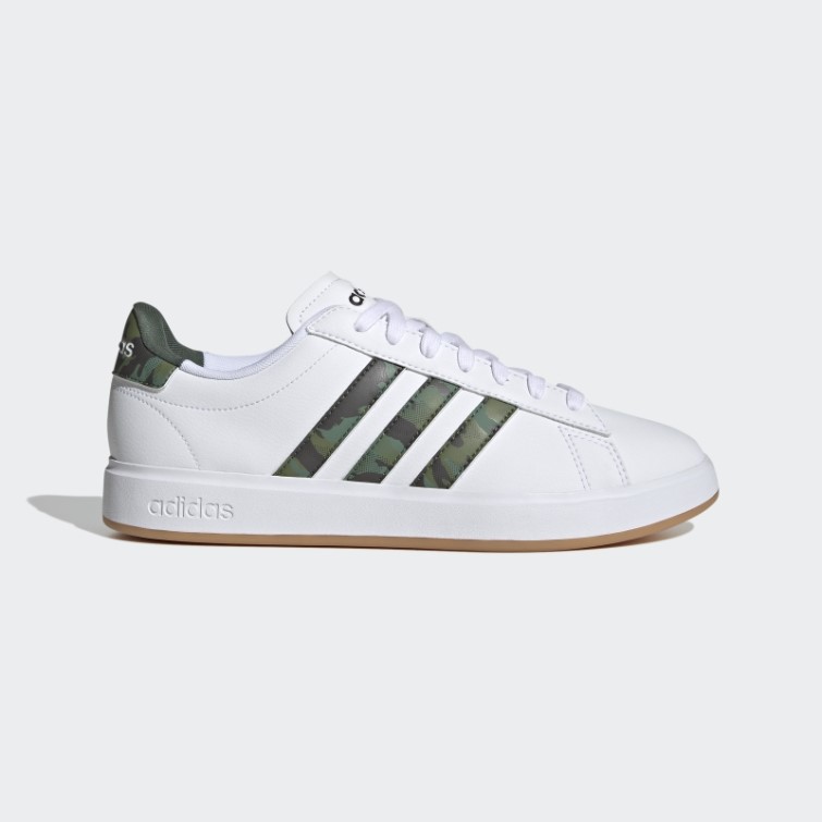 Adidas Grand Court Cloudfoam Lifestyle Court Confort Chaussures Vert Oxyde
