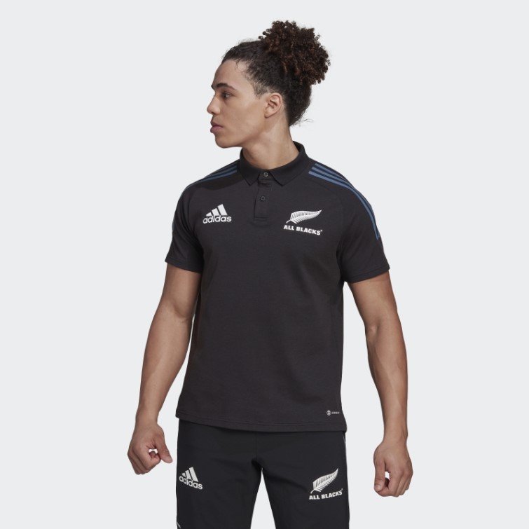 Polo Rugby Adidas All Blacks Noir