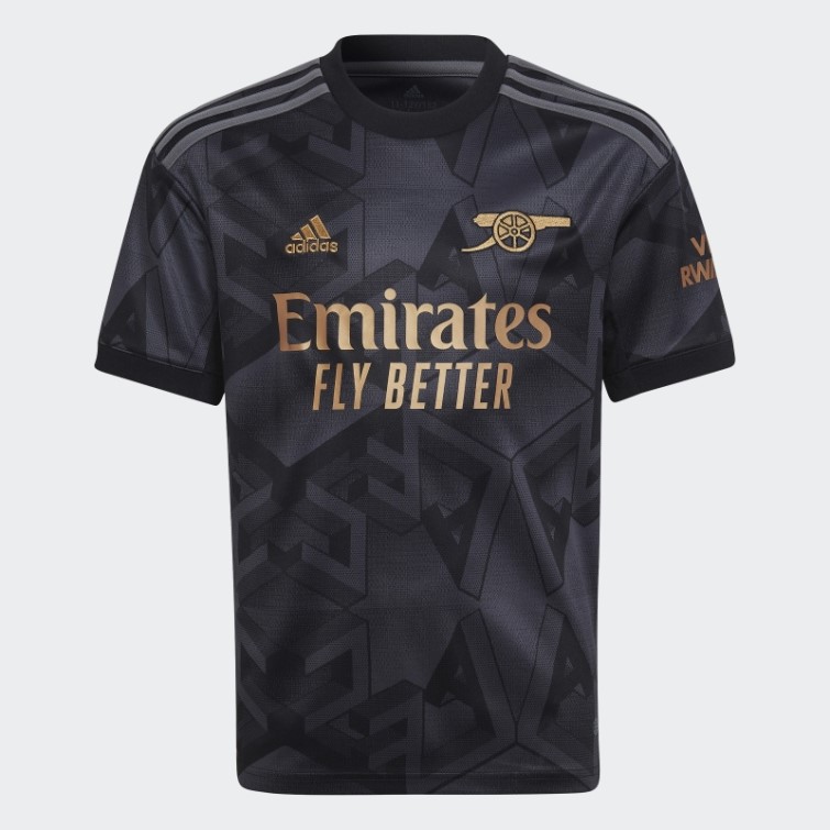 Maillot Extérieur Adidas Arsenal 22/23 Noir
