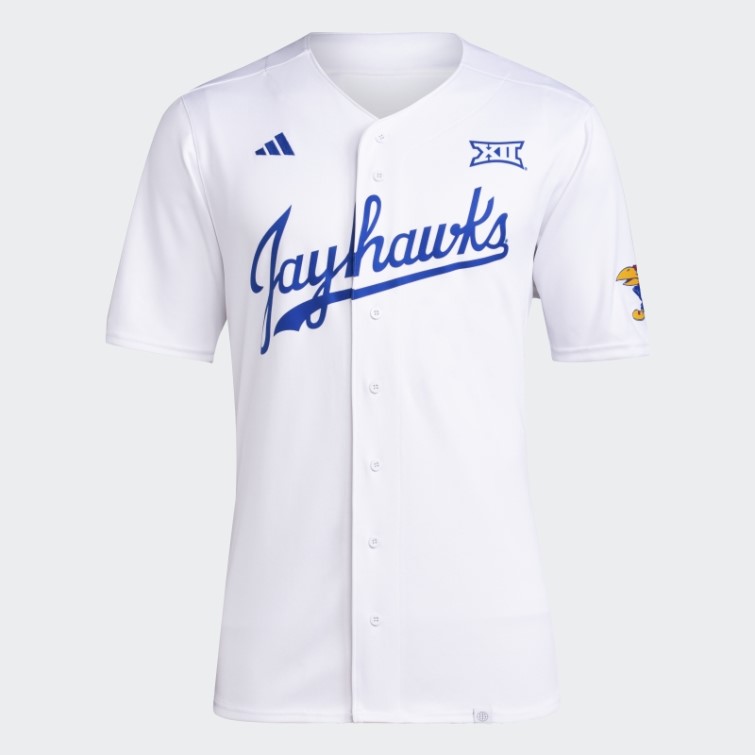 Maillot De Baseball Jayhawks Blanc Adidas