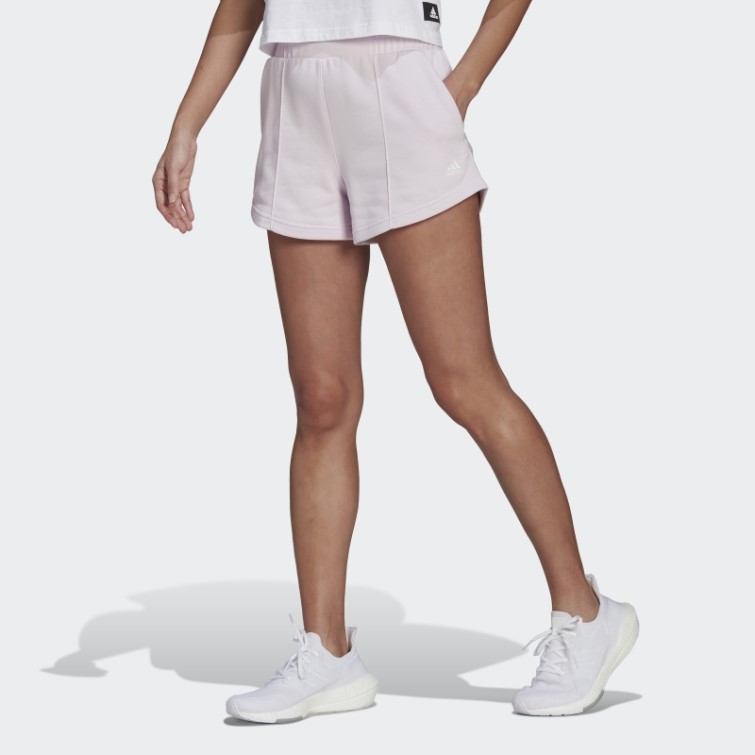 Short En Molleton Hyperglam Rose Adidas
