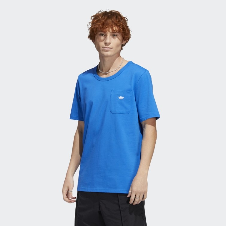Shmoofoil T-shirt à Poche Poids Lourd Adidas Oiseau Bleu