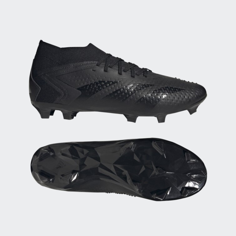 Adidas Predator Precision.2 Chaussures De Sol Ferme élégantes Blanches